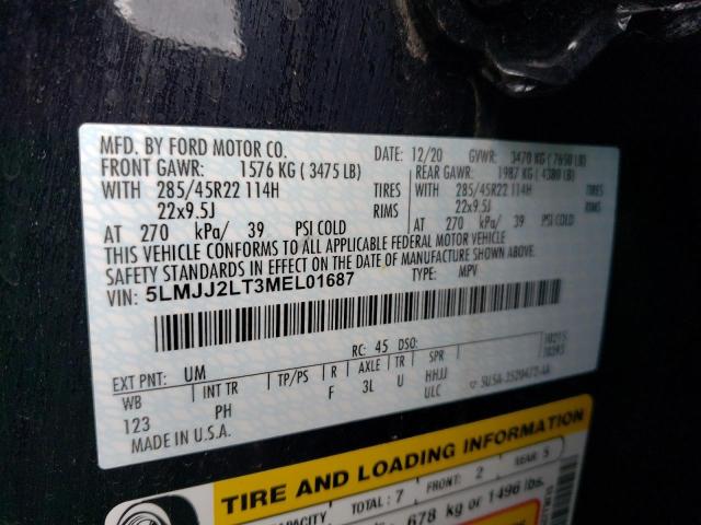 2021 LINCOLN NAVIGATOR 5LMJJ2LT3MEL01687