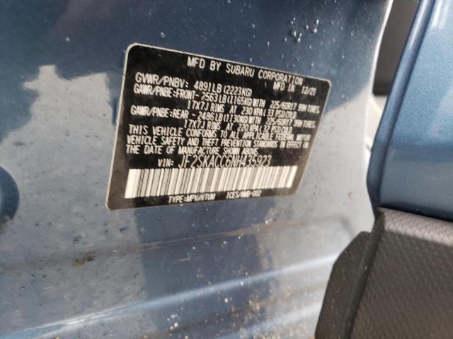 2022 SUBARU FORESTER JF2SKACC6NH435923