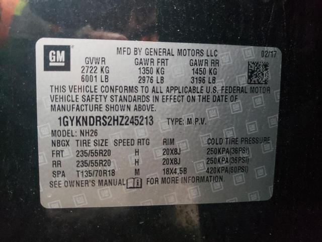 2017 CADILLAC XT5 LUXURY - 1GYKNDRS2HZ245213