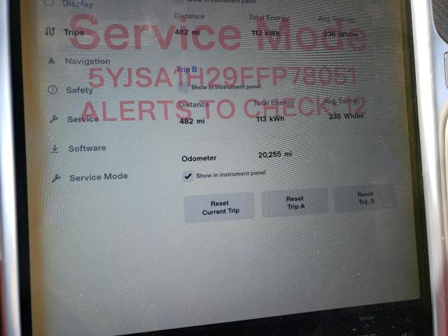 5YJSA1H29FFP78051 Tesla Model S 85d