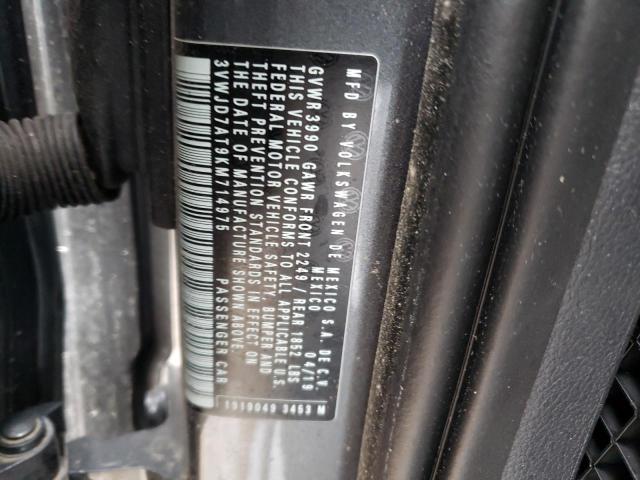 2019 VOLKSWAGEN BEETLE SE - 3VWJD7AT9KM714975
