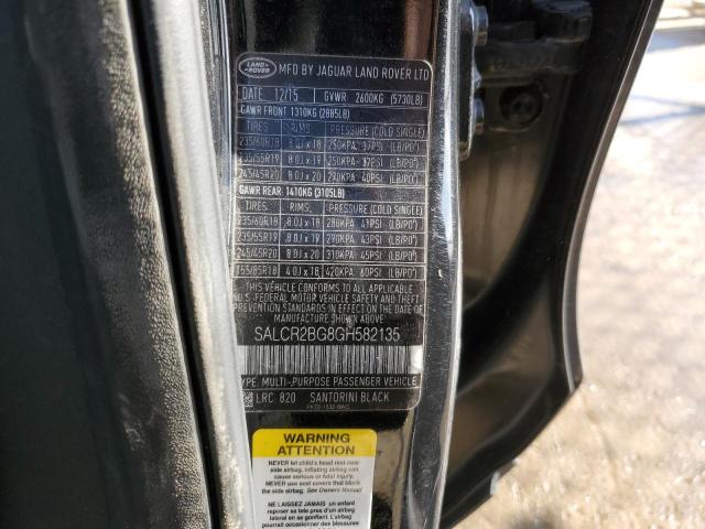 SALCR2BG8GH582135 Land Rover Discovery