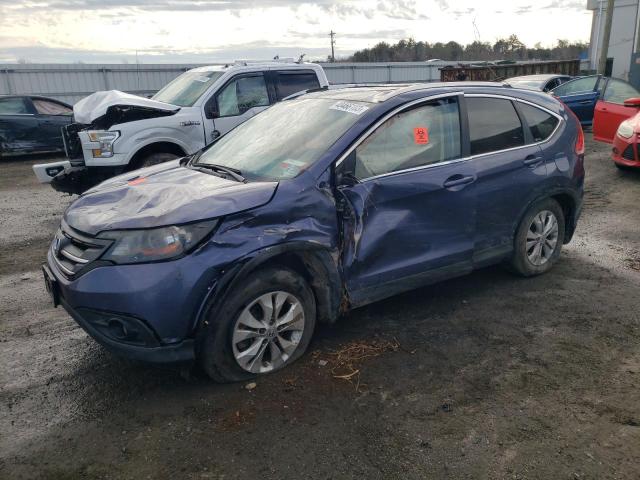 2012 Honda Cr-v Exl Синий vin: 5J6RM4H78CL064885