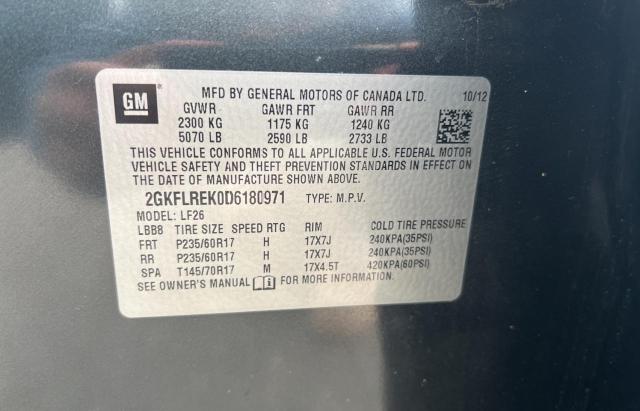 2GKFLREK0D6180971 GMC Terrain Sle