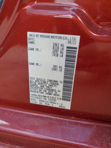 2022 NISSAN ALTIMA SL - 1N4BL4EV2NN420239