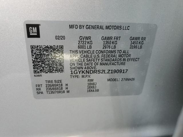 2020 CADILLAC XT5 PREMIU - 1GYKNDRS2LZ190917