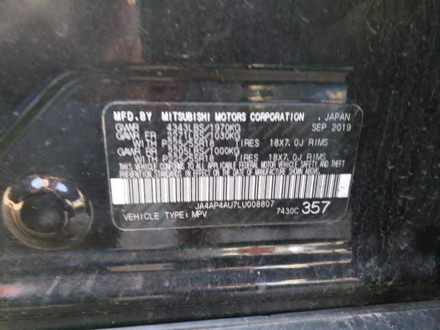JA4AP4AU7LU008807 Mitsubishi Outlander Sport Se