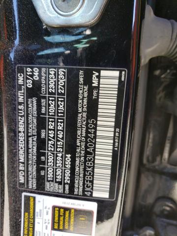 2020 MERCEDES-BENZ GLE 450 4M - 4JGFB5KB3LA024495