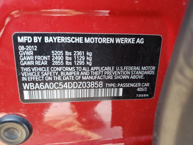 WBA6A0C54DDZ03858 BMW 640 I