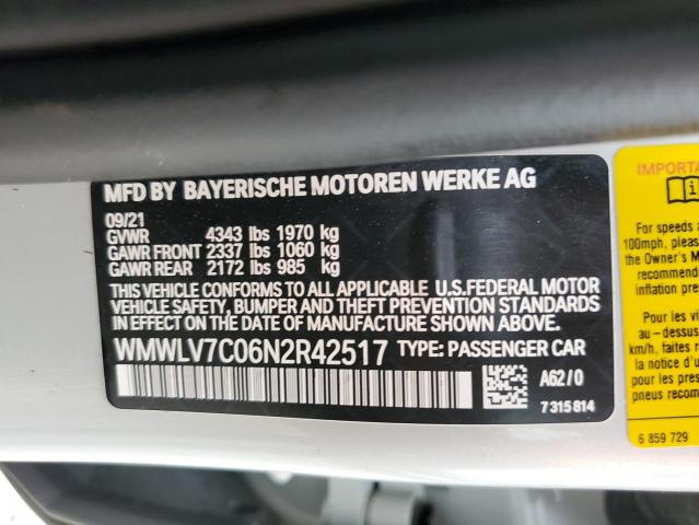 WMWLV7C06N2R42517 Mini Cooper S Clubman