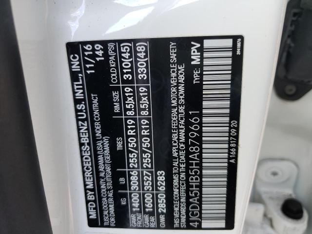 2017 MERCEDES-BENZ GLE 350 4M - 4JGDA5HB5HA879661