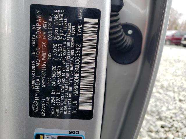 2021 HYUNDAI PALISADE L - KM8R5DHE3MU305342