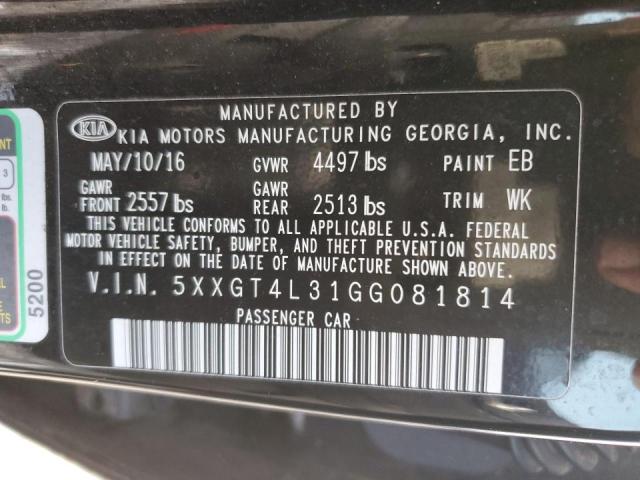 5XXGT4L31GG081814 KIA Optima Lx