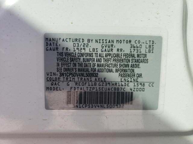 2022 NISSAN KICKS SR - 3N1CP5DV4NL500932
