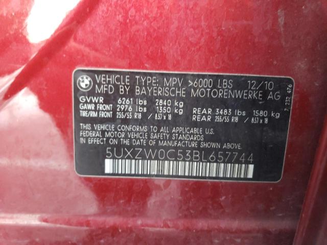 5UXZW0C53BL657744 BMW X5 Xdrive35d