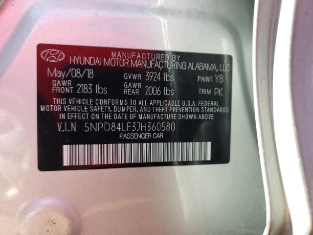 2018 HYUNDAI ELANTRA SE - 5NPD84LF3JH360580