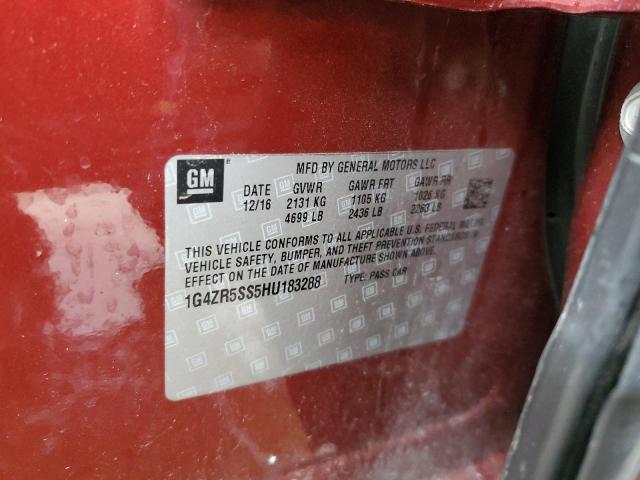 2017 BUICK LACROSSE P - 1G4ZR5SS5HU183288