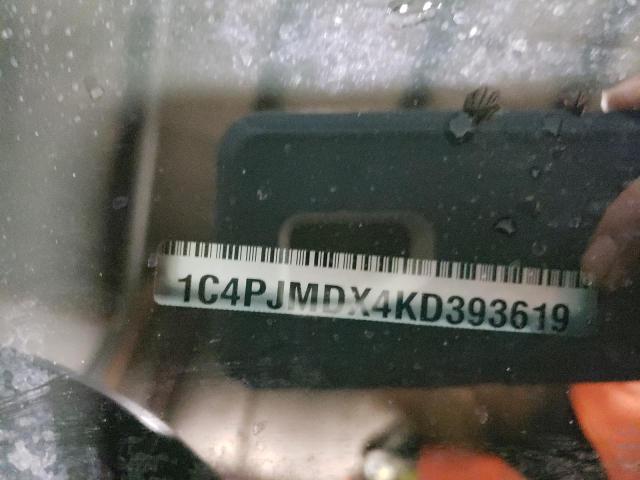 1C4PJMDX4KD393619 Jeep Cherokee Limited