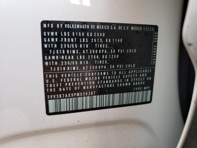 2023 VOLKSWAGEN TIGUAN SE - 3VV3B7AX9PM036287