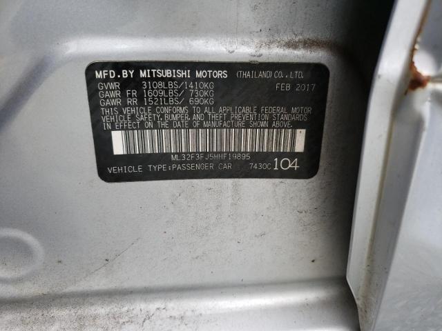 2017 MITSUBISHI MIRAGE G4 - ML32F3FJ5HHF19895