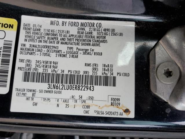 3LN6L2LU0ER822943 Lincoln MKZ HYBRID