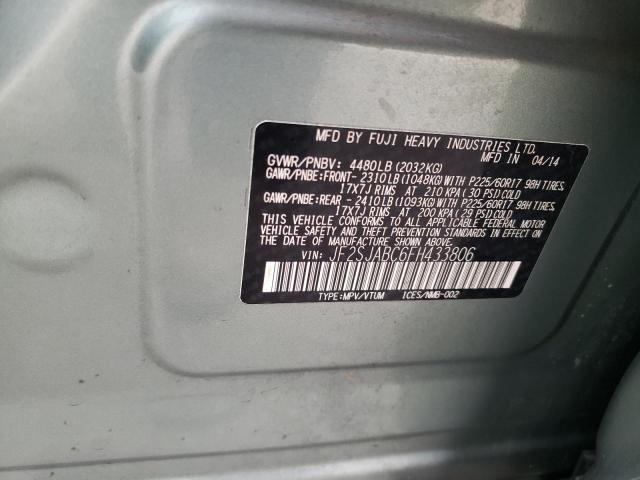 JF2SJABC6FH433806 Subaru Forester 2.5i