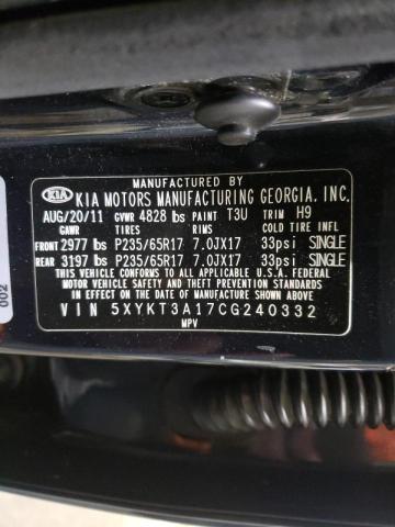5XYKT3A17CG240332 KIA Sorento Base