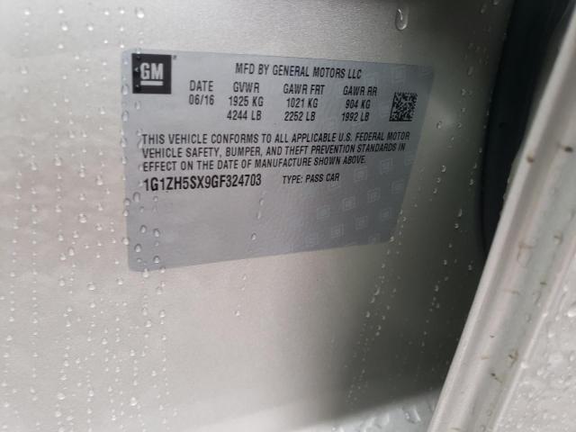 2016 CHEVROLET MALIBU PRE - 1G1ZH5SX9GF324703