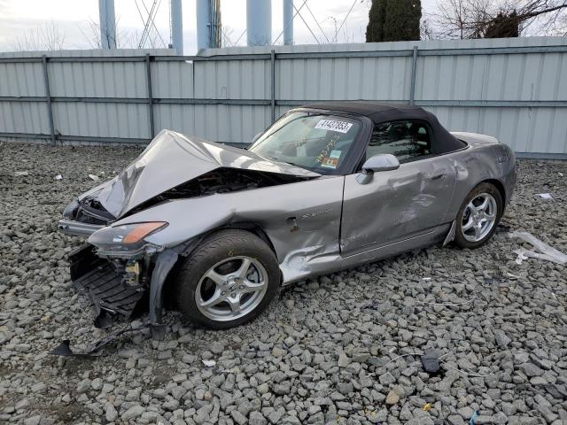 Honda S2000 salvage cars for sale: 2001 Honda S2000