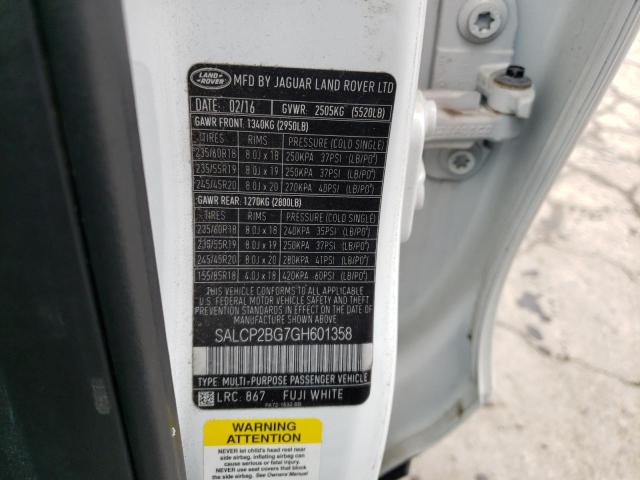 SALCP2BG7GH601358 Land Rover Discovery
