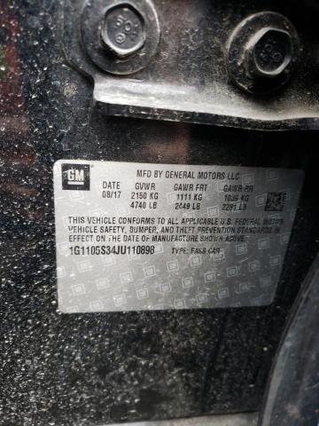 2018 CHEVROLET IMPALA LT - 1G1105S34JU110898