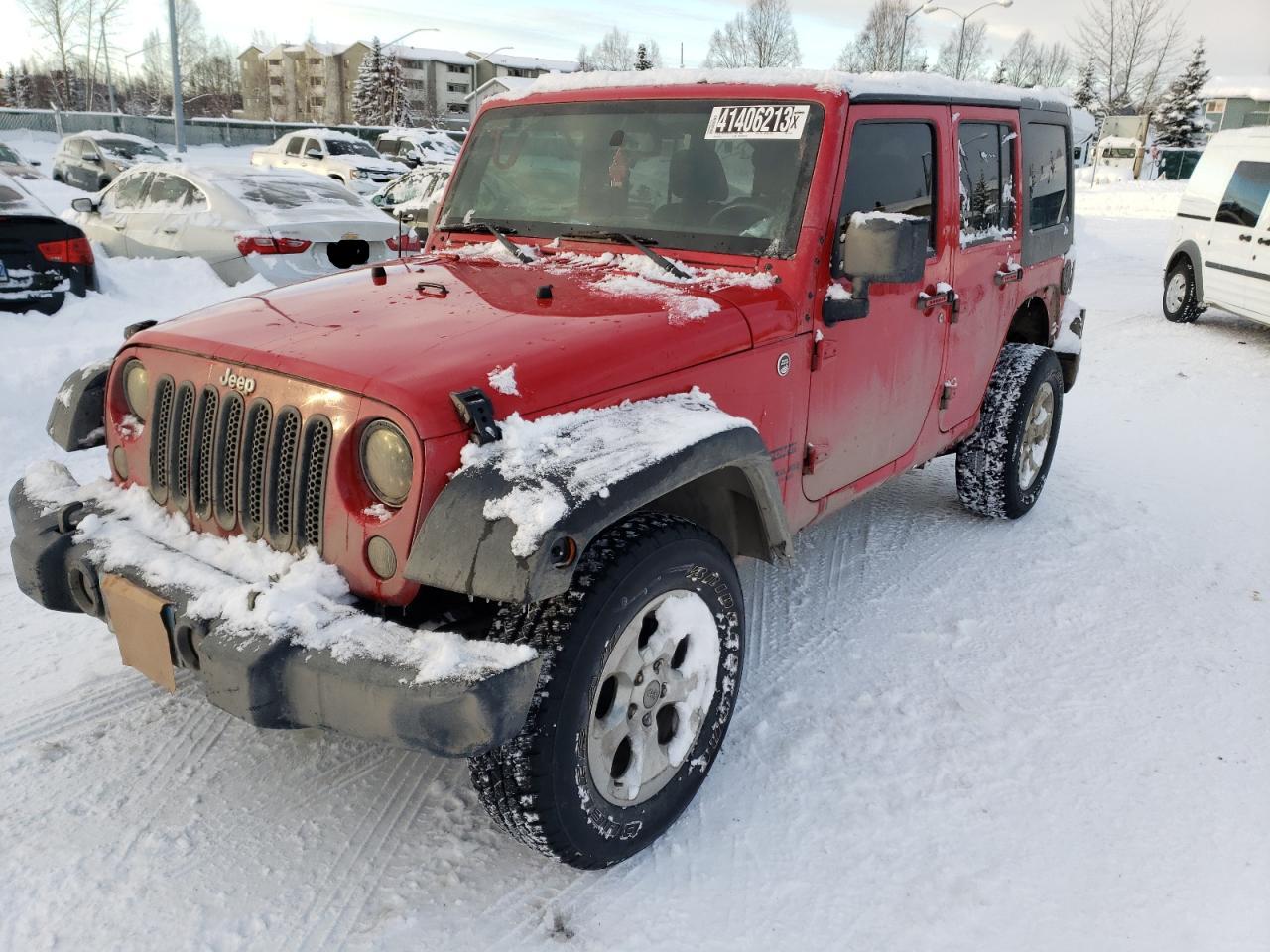 2014 Jeep Wrangler Unlimited Sport for sale at Copart Anchorage, AK Lot  #41406*** 