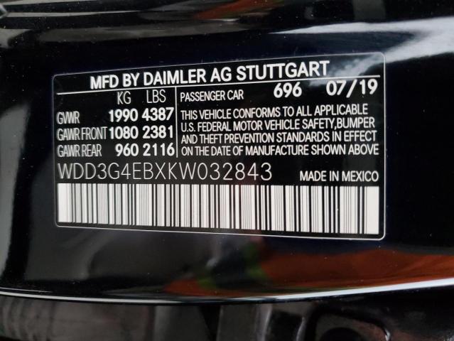 2019 MERCEDES-BENZ A 220 - WDD3G4EBXKW032843