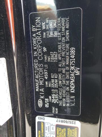 KNDPM3AC3K7514089 KIA Sportage Lx