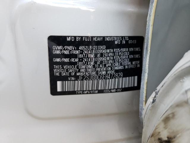 JF2SJGDC6EH472829 Subaru Forester 2.0xt Premium