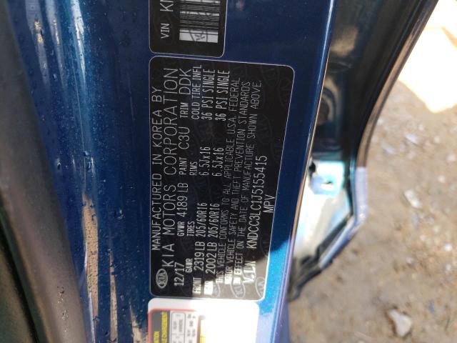 KNDCC3LC1J5155415 KIA NIRO EX