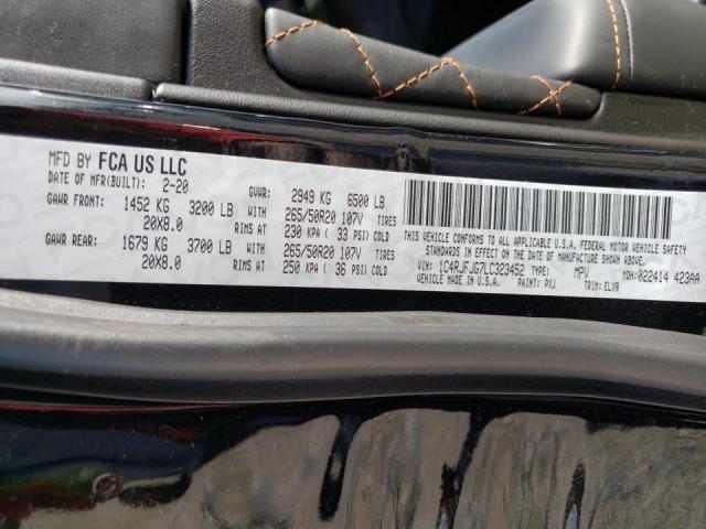 1C4RJFJG7LC323452 Jeep Grand Cherokee Summit
