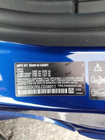 2020 BMW M8 - WBSDZ0C05LCD34011