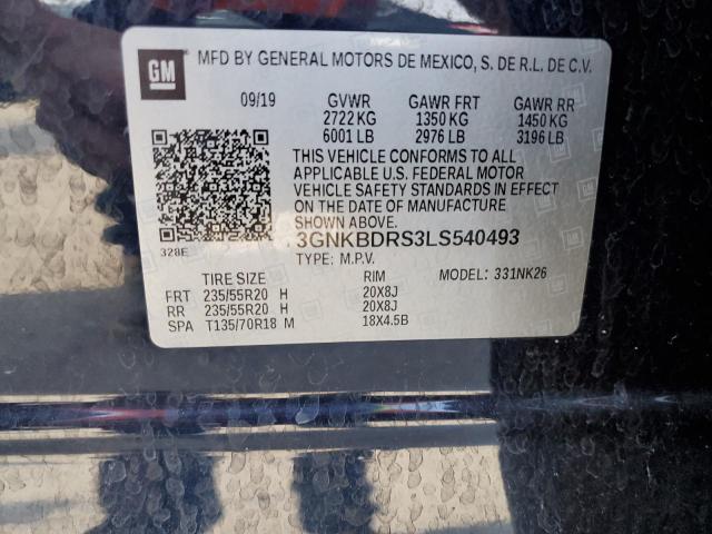 2020 CHEVROLET BLAZER 3LT - 3GNKBDRS3LS540493