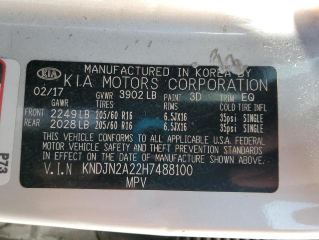KNDJN2A22H7488100 KIA SOUL