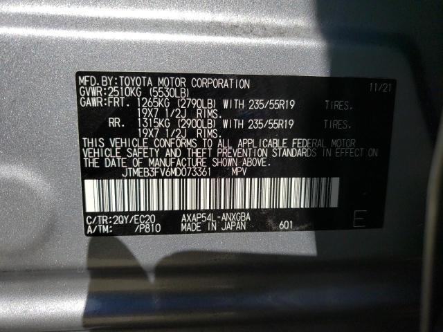 2021 TOYOTA RAV4 PRIME - JTMEB3FV6MD073361