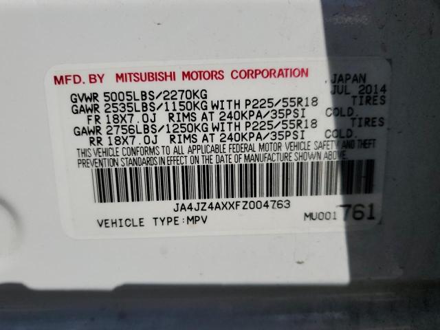 2015 MITSUBISHI OUTLANDER JA4JZ4AXXFZ004763