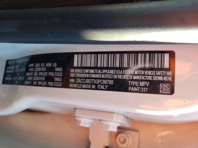 ZACCJBDT3GPC86795 Jeep Renegade Limited