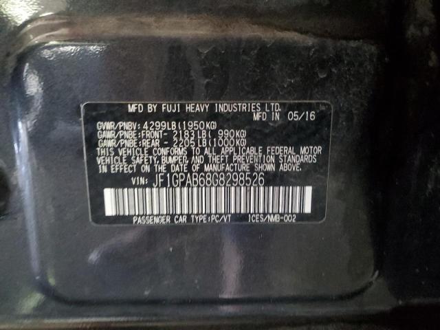 JF1GPAB68G8298526 Subaru Impreza Premium