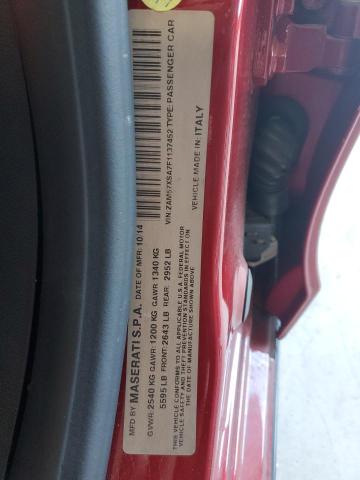 ZAM57XSA7F1137452 Maserati Ghibli