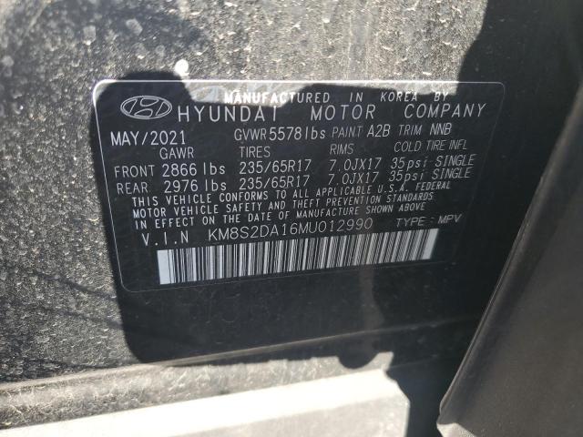 2021 HYUNDAI SANTA FE B - KM8S2DA16MU012990