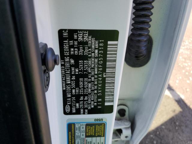 5XYKU4A76FG573181 KIA SORENTO EX