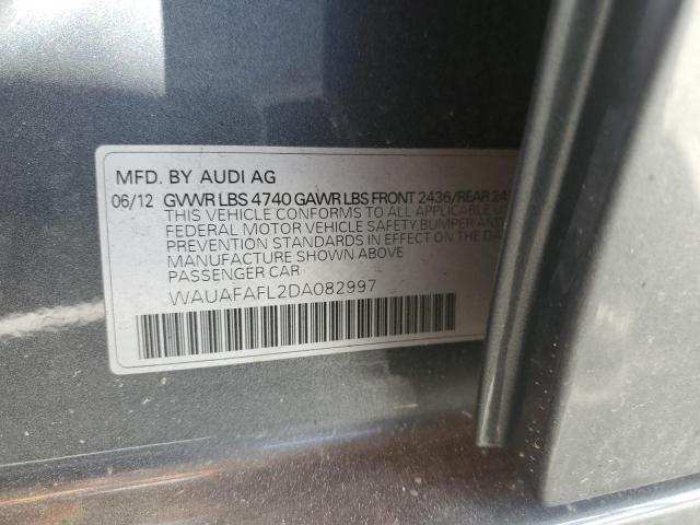 VIN WAUAFAFL2DA082997 2013 Audi A4, Premium no.12