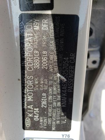 KNAFK4A62F5257054 KIA FORTE LX