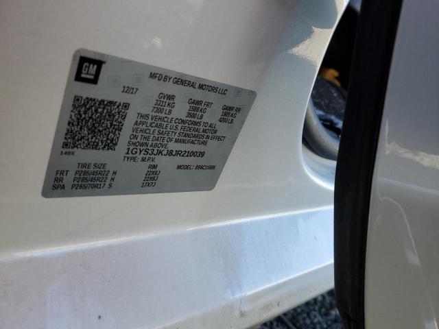 1GYS3JKJ8JR210039 Cadillac Escalade Esv Premium Luxury